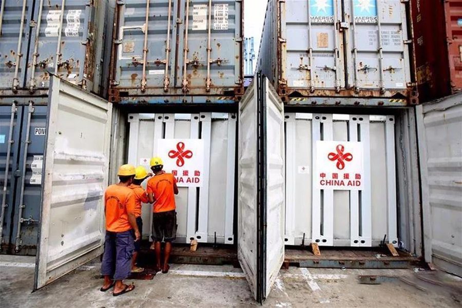Myanmar Refugees resettlement container house