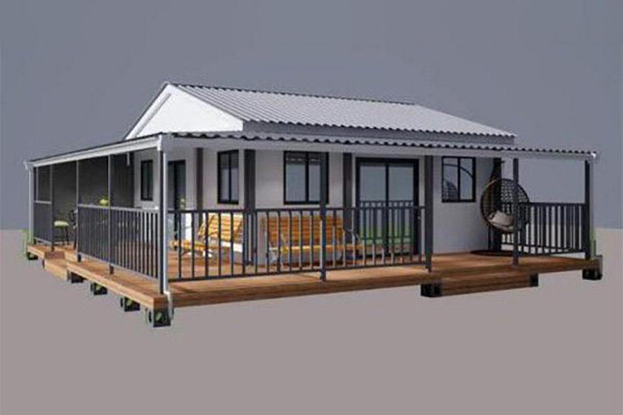 Australia 20ft Expandable Cabin with Roof & two Balcony