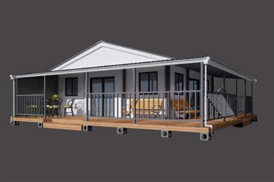 Australia 20ft Expandable Cabin with Roof & two Balcony